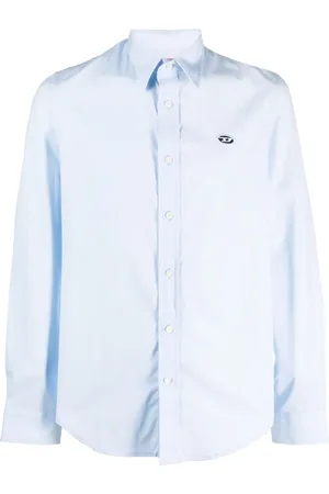 Diesel Camisa manga larga con parche del logo