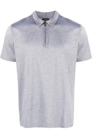 Paul & Shark Playera tipo polo con medio cierre