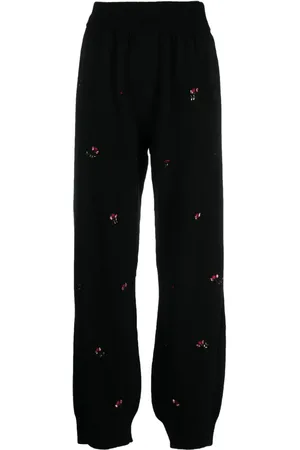 Barrie Pantalones con bordado floral