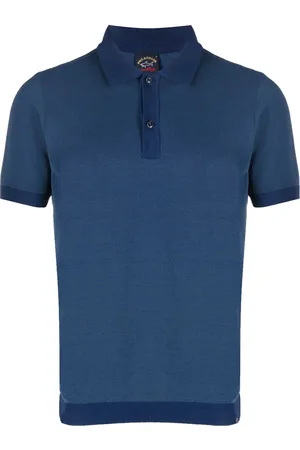 Paul & Shark Playera tipo polo tejida manga corta