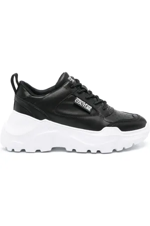 VERSACE Tenis bajos con parche del logo