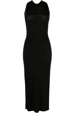 Helmut Lang Vestido midi con espalda de nadador