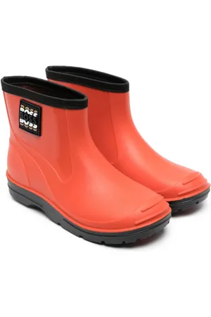 HUGO BOSS Botas de lluvia con parche del logo