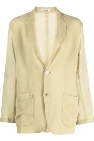 Auralee Blazer semitransparente con botones