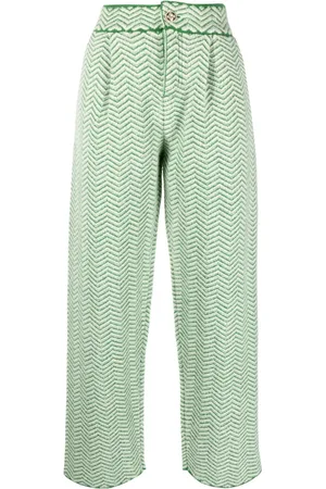 Barrie Pantalones de tejido chevron