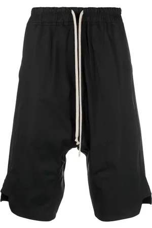 Rick Owens Shorts deportivos con cordones en la pretina