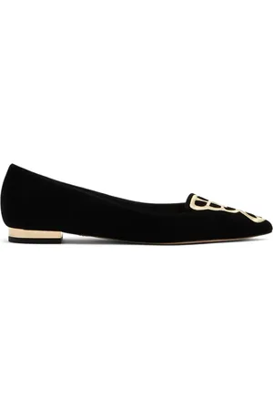 SOPHIA WEBSTER Flats con mariposa bordada