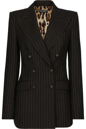Dolce & Gabbana Blazer con doble botonadura y motivo de rayas