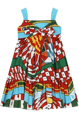 Dolce & Gabbana Vestido sin mangas con estampado carretto