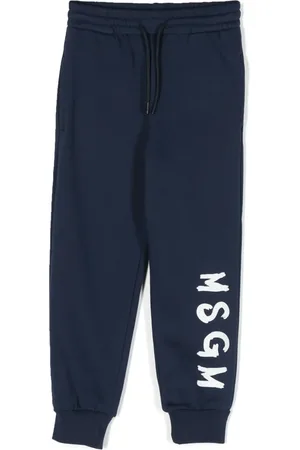 Msgm Pants con logo estampado