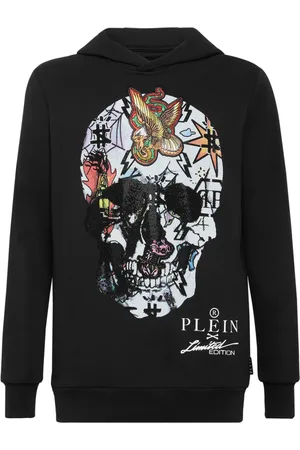 Philipp Plein Hoodie con motivo Skull