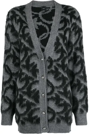 Pinko Cárdigan tejido de intarsia con botones