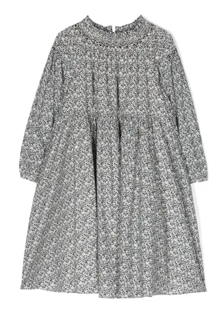 BONPOINT Vestido acampanado con estampado abstracto