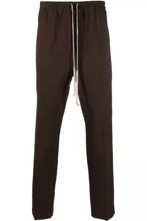 Rick Owens Pantalones slim con cordones en la pretina