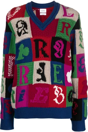 Barrie Suéter tejido de cachemira con logo en intarsia