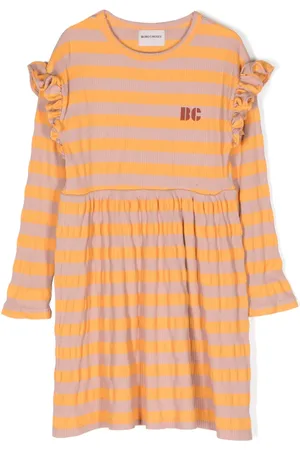 Bobo Choses Vestido con motivo de rayas y volantes