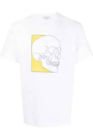Alexander McQueen Playera con motivo Skull