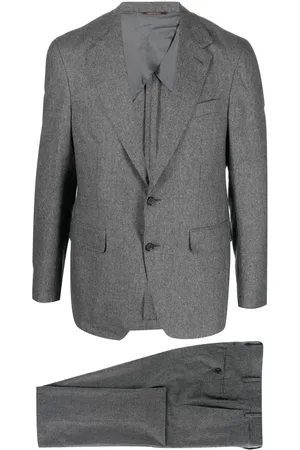 CANALI Traje con solapas de muesca y botones