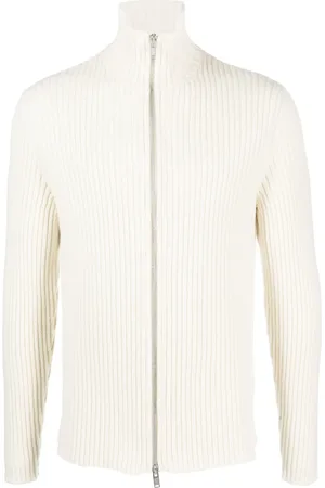 Jil Sander Cárdigan con cuello de tortuga y cierre