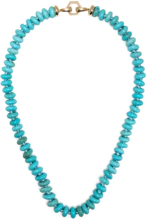 HARWELL GODFREY Collar en oro amarillo de 18kt con turquesa