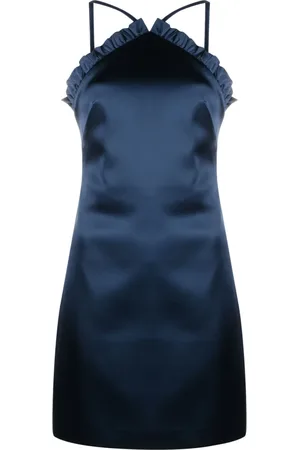P.A.R.O.S.H. Vestido corto con diseño drapeado