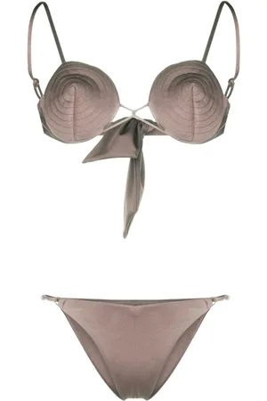 Noire Swimwear Bikini con detalles de costuras
