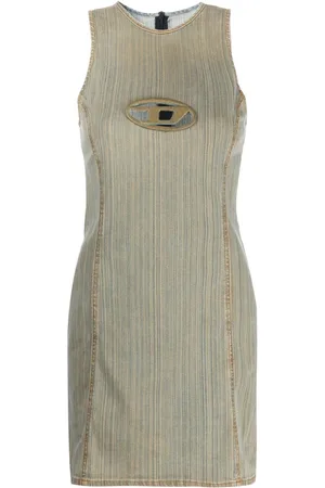 Diesel Vestido corto De-Ferriz-Fsd con placa del logo