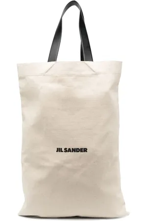 Jil Sander Tote oversize con logo estampado