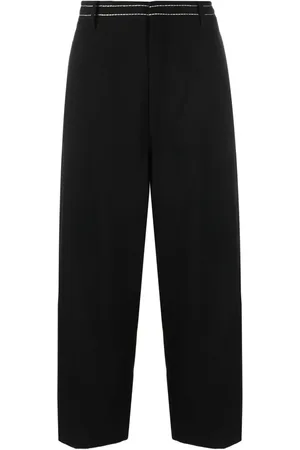 Marni Pantalones capri con costuras en contraste