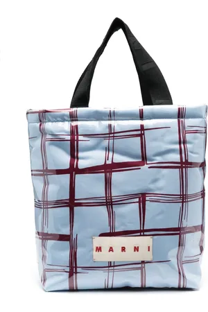 Marni Tote capitonada con motivo de cuadros