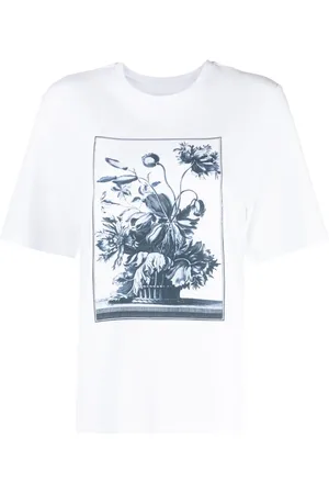 Erdem Playera con estampado gráfico