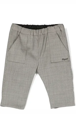 BONPOINT Pantalones con pretina elástica y motivo piel de poule