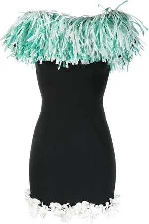 Puccini Vestido corto con flecos