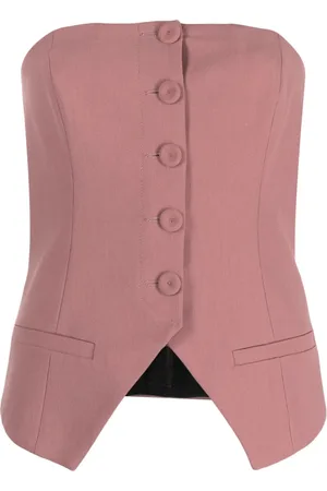 ERIKA CAVALLINI Chaleco estilo bandeau slim