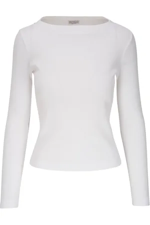Brunello Cucinelli Playera tejida de canalé