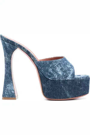 Amina Muaddi Mules Dalida con plataforma de 140mm
