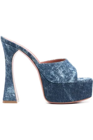 Amina Muaddi Mules Dalida con plataforma de 140mm