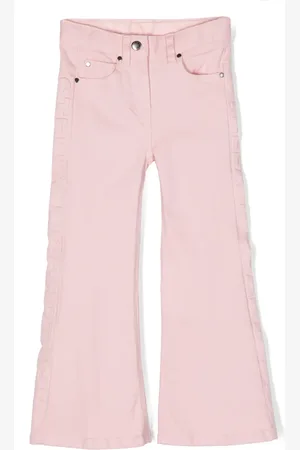 Stella McCartney Jeans acampanados con aplique del logo
