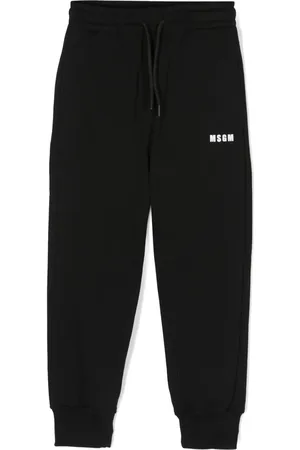 Msgm Pants con logo estampado