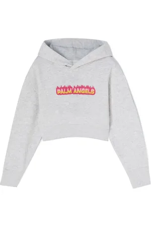 Palm Angels Sudadera Flames con capucha y logo