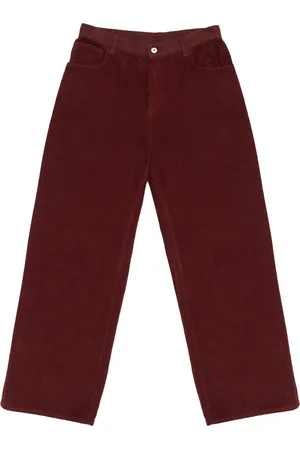 MARCELO BURLON Pantalones de pana anchos