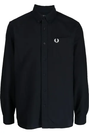 Fred Perry Camisa Oxford con logo bordado