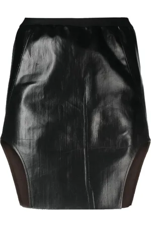 Rick Owens Falda con cintura alta