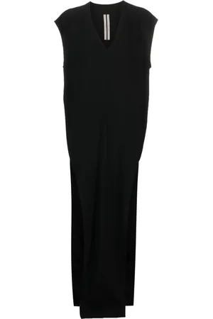 Rick Owens Vestido con cuello en V