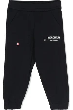 Moncler Pants con eslogan estampado