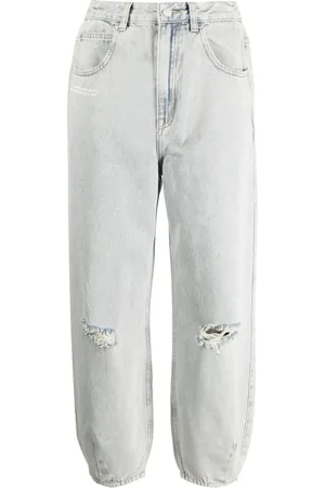 Izzue Jeans ajustados con efecto envejecido