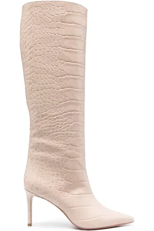 Giuliano Galiano Botas con efecto de piel de cocodrilo y tacón de 75mm
