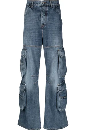 Diesel Jeans cargo con tiro medio