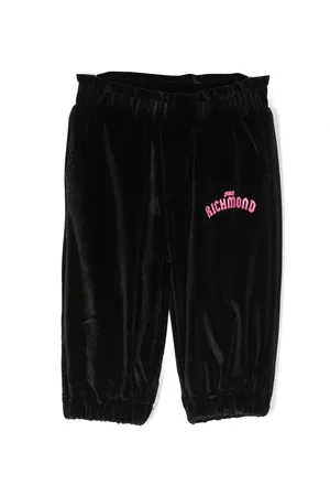 John Richmond Pantalones con logo bordado