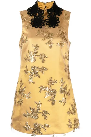 Macgraw Vestido corto Repertoire bordado con lentejuelas